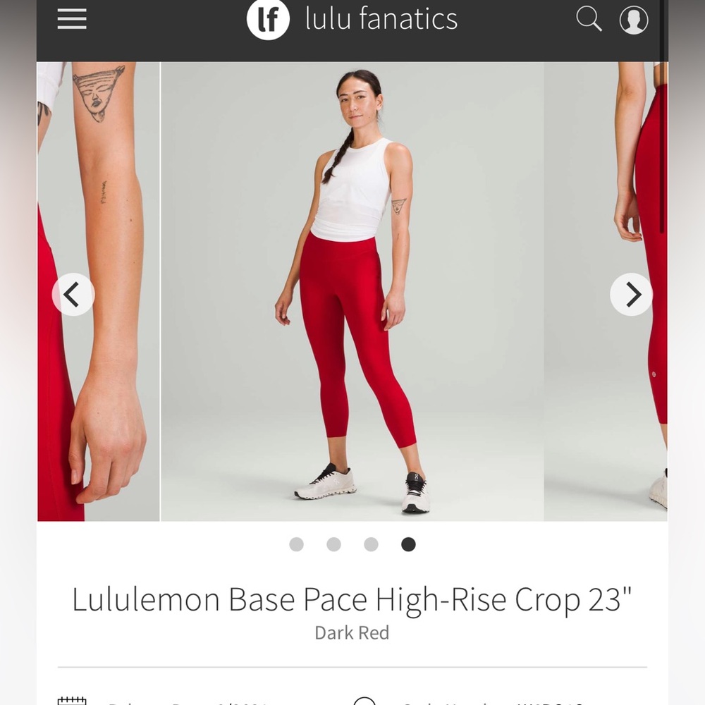 Lululemon base pace leggings